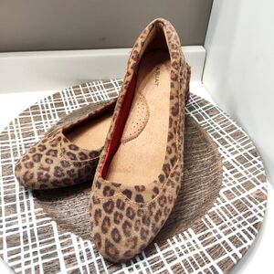 ❤️EUC Ariat Dreamer Hard Sole Slip On Ballet Flats, Cheetah Print, Ladie's 7B